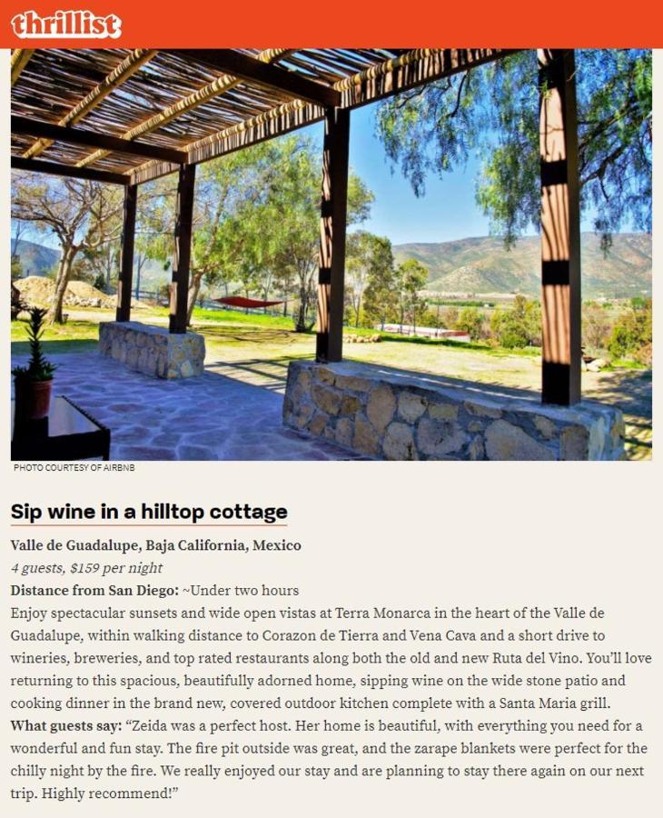 Terra Monarca Villa Valle de Guadalupe Exterior foto